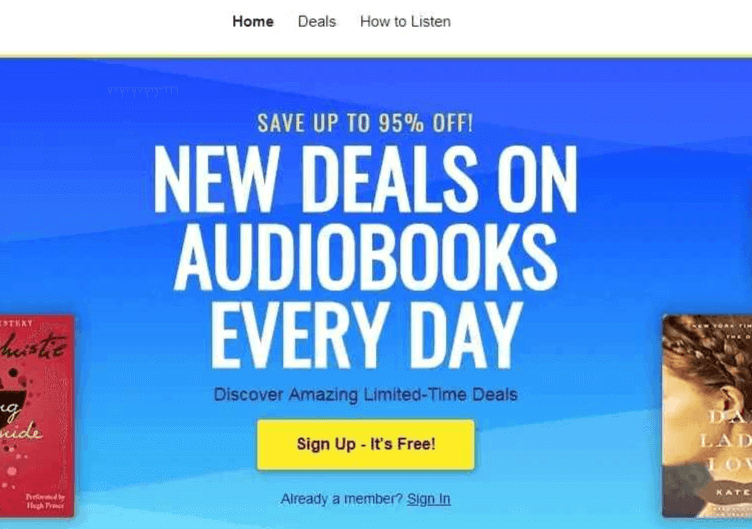 Audiolibros de Chirp - Oferta sin cuota de suscripción