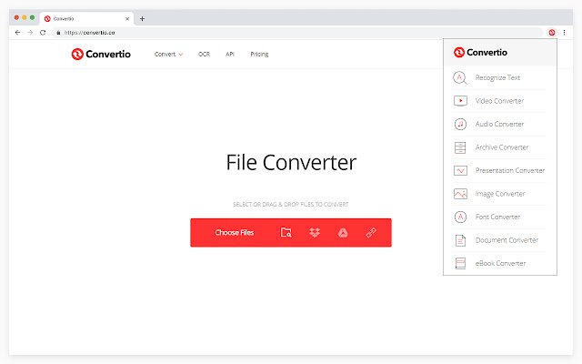 Convertio Online Audio Converter