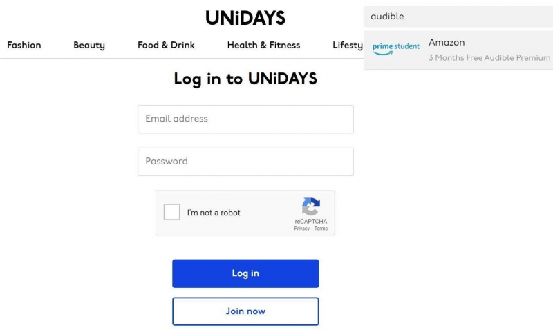 Verify Your UNiDAYS Account to Get Audible Students Plan