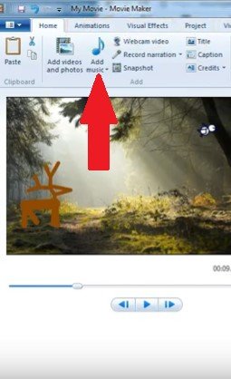 Lägg till musik i Movie Maker