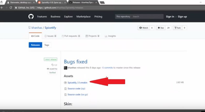 Download Spicetify for Rainmeter Spotify Using
