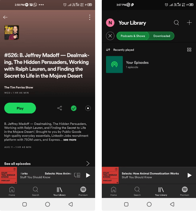 Download Podcasts On Spotify