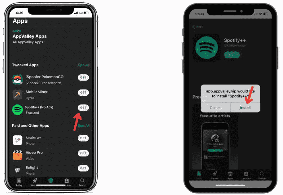 Apri Spotify Inoltre dopo l'installazione