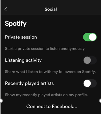 什麼是私人會議 Spotify