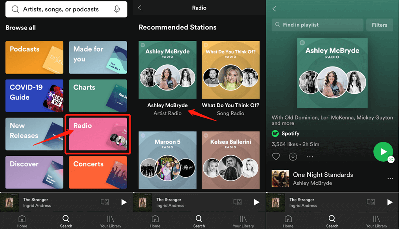 Use the Radio Feature of Spotify