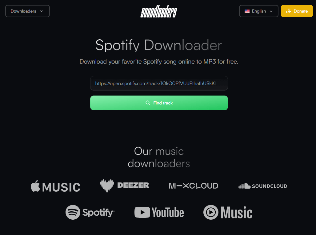 Caricatori di suoni Spotify Downloader