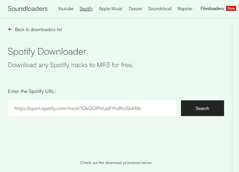 Download Spotify Songs to MP3 Online Soundloader