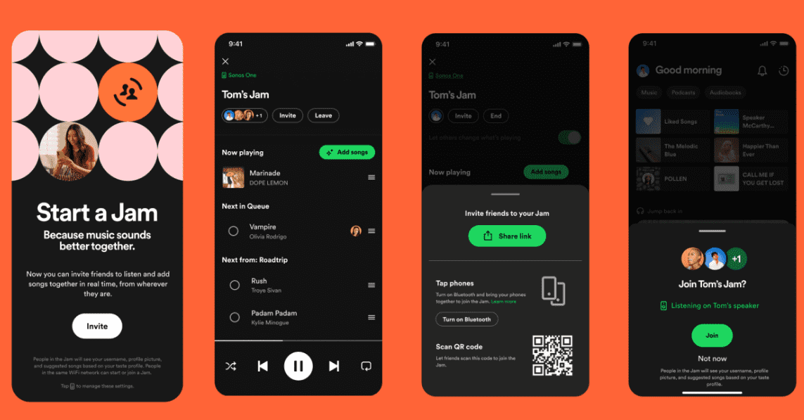 Spotify 소셜 기능