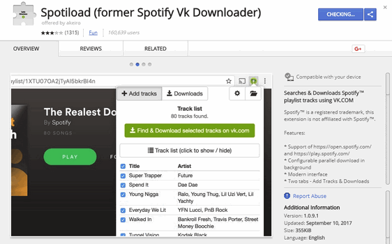 Spotify Downloader WinSpotiload de Dow