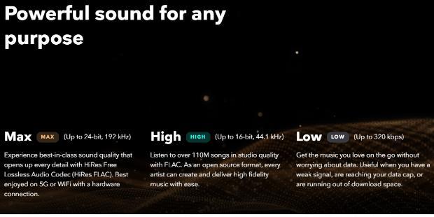 Tidal Sound Quality