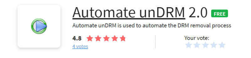 DRM'yi WMV'den Kaldırmak için UnDRM'yi Otomatikleştirin'i kullanın